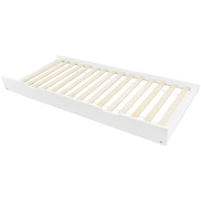 Lade das Bild in den Galerie-Viewer, Hausbett Ausziehbett Jugendbett Bett mit Stauraum Tagesbett Funktionsbett Bett 90x200 Kojenbett Weiß
