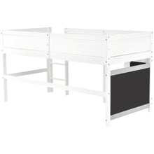 Lade das Bild in den Galerie-Viewer, Hausbett Kinderbett Spielbett Etagenbett mit zwei Brettern graffitifähig mit kleiner Ablage 90x200 weiß
