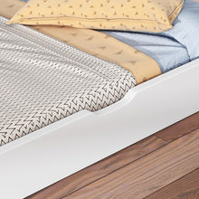 Lade das Bild in den Galerie-Viewer, Hausbett Ausziehbett Jugendbett Bett mit Stauraum Tagesbett Funktionsbett Bett 90x200 Kojenbett Weiß
