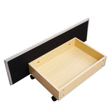Lade das Bild in den Galerie-Viewer, Bett Samtstoff, Einzelbett/Doppelbett, Polsterbett mit Schubladen, Rückenlehne und Lattenrost, Höhenverstellbares Kopfteil (ohne Matratze)
