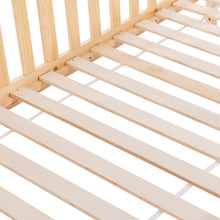 Lade das Bild in den Galerie-Viewer, Kinderbett in Holzfarbe,Kinderbett Hausbett mit Schubladen,Massivholz mit Lattenrost, Kiefernholz Hausbett , Kinder und Jugendzimmer,90x200
