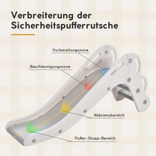 Lade das Bild in den Galerie-Viewer, Laufgitter Baby Laufstall mit Zeichenbrett, Pinsel,, Kinderrutsche und Basketballkorb (200*200*61 cm) , Matten und Dekorationen sind nicht im Lieferumfang enthalten
