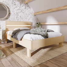 Lade das Bild in den Galerie-Viewer, Holzbett LED Stauraumbett Holzbett Einzelbett mit Kopfteil aus Bettgestell mit Lattenrost-90 x 200 cm
