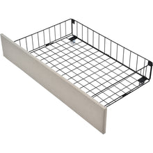 Lade das Bild in den Galerie-Viewer, Bettgestell mit 4 Schubladen, Doppelbett Polsterbett 140x200cm, Höhenverstellbarem Kopfteil, Chesterfield Funktionsbett, Natürlich（Mit Matratze）
