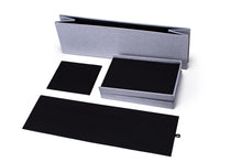 Lade das Bild in den Galerie-Viewer, Sitzbank mit Stauraum Sitzhocker Faltbar Sitztruhe belastbar bis 300 kg, Deckel Abnehmbar, 114x38x38 cm Hellgrau
