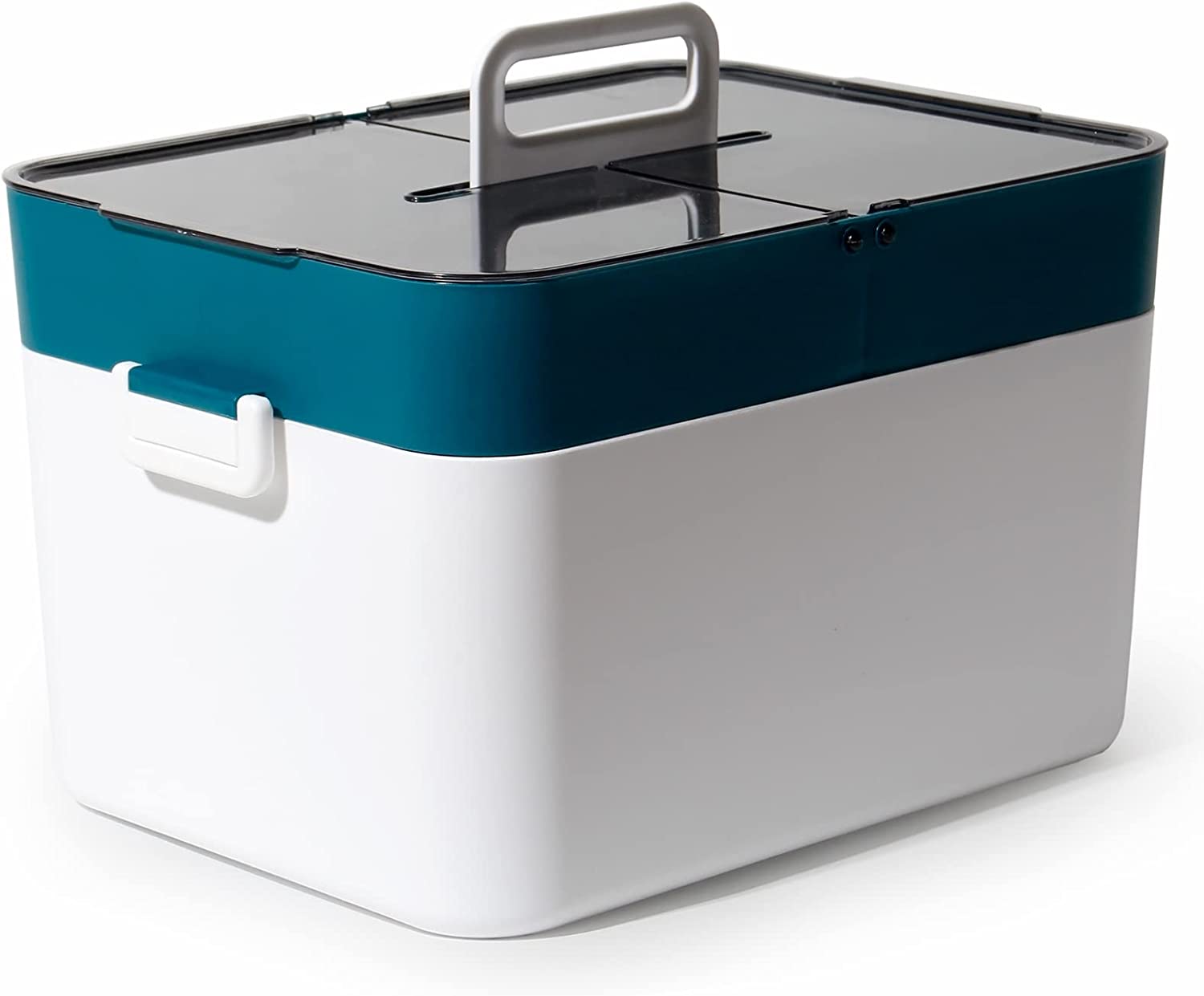 Werkzeugkoffer Leer Theo&Cleo Medizin Box Metall, Erste Hilfe Kasten Koffer Schrank Boxen Aufbewahrung