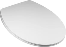 Lade das Bild in den Galerie-Viewer, Toilettendeckel,WC Sitz Mit Absenkautomatik,Klodeckel mit Quick Release Funktion, Antibakterieller Toilettensitz Oval,200KG (Ohne licht(TSBU001WH))
