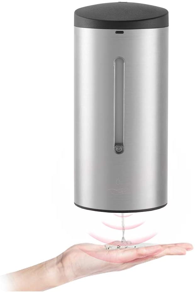 Seifenspender Automatischer Infrarot Sensor Sprühspender, Berührungslos Sprühgeräte, Seifenspender und Desinfektionsmittel Spender Wand 700ml