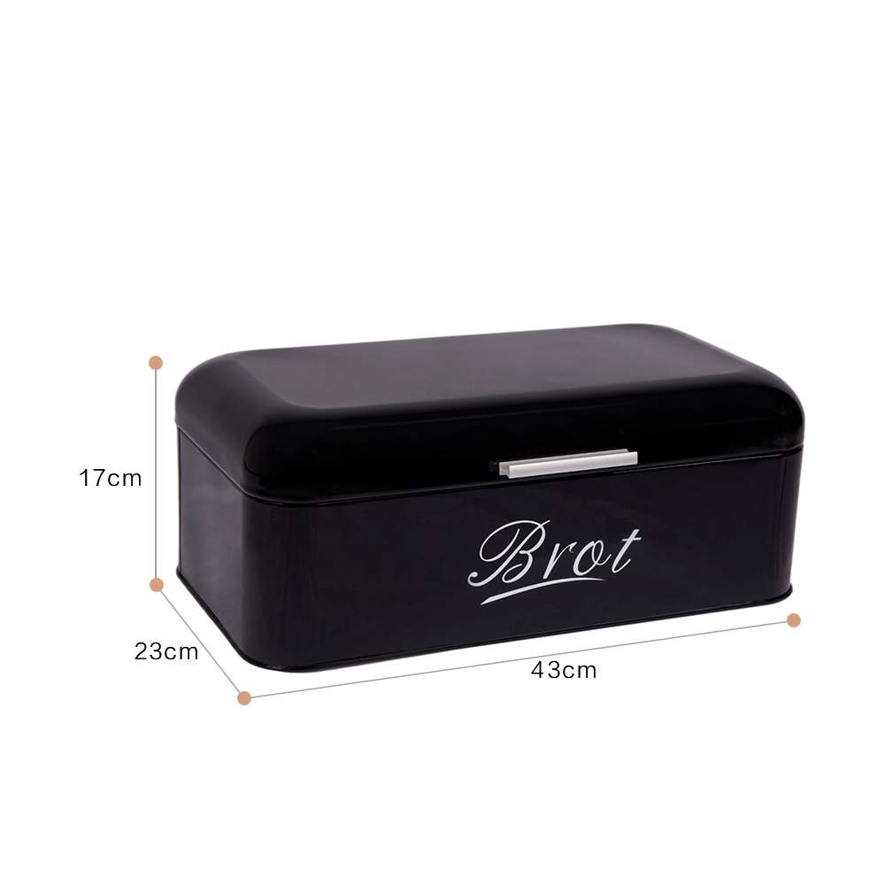 knödelbrot aufbewahren Brotkasten mit Deckel, Großer Knäckebrot Box aus Metall, Brot und Keks – Zedelmaier Shop