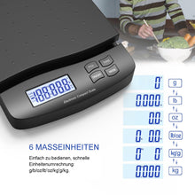 Lade das Bild in den Galerie-Viewer, Digitale Postwaage, Paketwaage, Briefwaage, Versandwaage, Feineinteilung in 1 g Schritten«, LCD Anzeige, grammgenau bis 30kg
