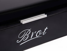 Lade das Bild in den Galerie-Viewer, Brotkasten mit Deckel, Großer Knäckebrot Box aus Metall, Brot und Kekse Lange Aufbewahren und Trocken Halten, Retro Design 43cm
