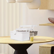 Lade das Bild in den Galerie-Viewer, Medikamenten Aufbewahrung, Medizinbox, Hausapotheke Box, Apothekenbox, Medizinkoffer Groß (34cm)
