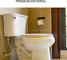 Lade das Bild in den Galerie-Viewer, Toilettendeckel,WC Sitz Mit Absenkautomatik,Klodeckel mit Quick Release Funktion, Antibakterieller Toilettensitz Oval,200KG (Ohne licht(TSBU001WH))
