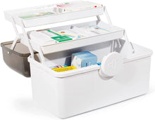 Lade das Bild in den Galerie-Viewer, Medikamenten Aufbewahrung, Medizinbox, Hausapotheke Box, Apothekenbox, Medizinkoffer Groß (34cm)
