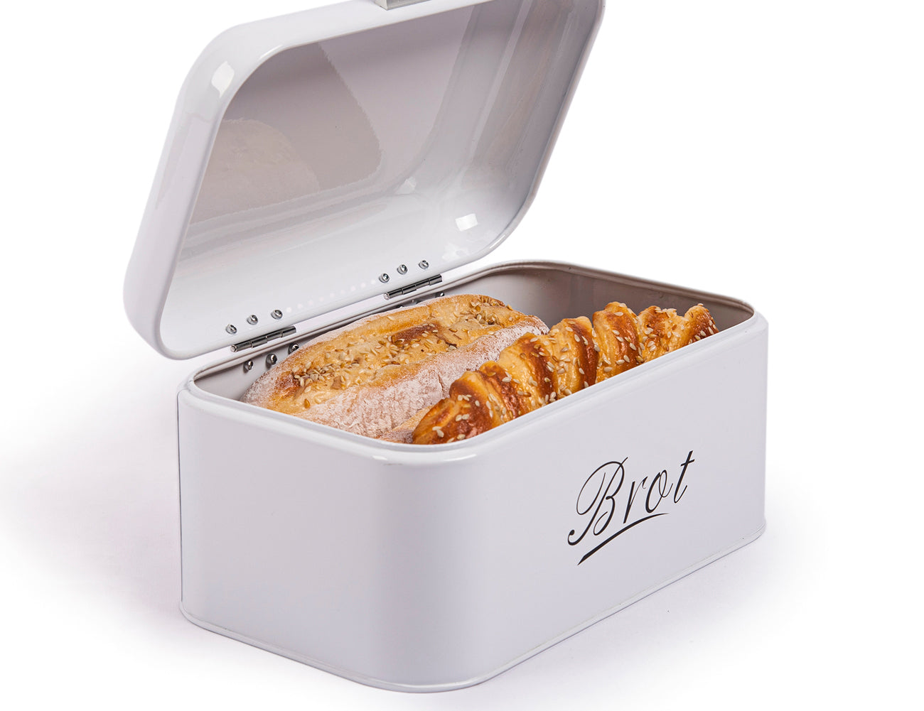 Brotbox mit Deckel, Großer Knäckebrot Box aus Metall, Brot und Kekse L – Zedelmaier Shop