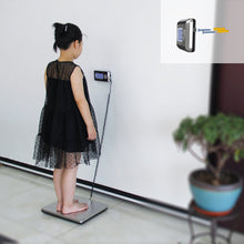 Lade das Bild in den Galerie-Viewer, Digitale Packetwaage Postwaage mit wandmontierbarem LCD-Display, Briefwaage, Körperwaage, Ladenwaage,Marktwaage«, LCD Anzeige, im Retro-design, Grammgenau bis 200kg, mit einer Edelstahlschale
