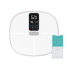 Lade das Bild in den Galerie-Viewer, Körperanalysewaagen,Bluetooth Smart Waage, Digitale Personenwaage mit App，mit Bluetooth, digitale glaswaage mit BMI-Berechnung
