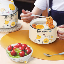 Lade das Bild in den Galerie-Viewer, Porzellan Schüssel für Ramen Schüssel, Salatchüssel, Müslischalen, Bowl Schüssel und Suppenschüssel, Perfekt für Salate, Suppen und Nudeln
