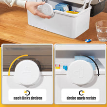 Lade das Bild in den Galerie-Viewer, Medikamenten Aufbewahrung, Medizinbox, Hausapotheke Box, Apothekenbox, Medizinkoffer Groß (34cm)
