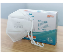Lade das Bild in den Galerie-Viewer, FFP2 Maske Atemschutzmaske Staubschutzmasken hygienisch einzelverpackt CE Stelle zertifiziert Mundschutzmaske EU 2016/425(1PCS)
