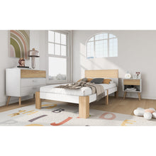 Lade das Bild in den Galerie-Viewer, Schubladenkommode mit 3 Schubladen, Sideboard Highboard für Schlafzimmer &amp; alle Wohnräume -Weiß

