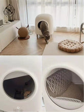 Lade das Bild in den Galerie-Viewer, Katzenklo, Katzenklo selbstreinigend, Katzentoilette Large XXL(56L), Safe/Deodorant/APP-Fernbedienung für Katzen bis 1kg-8kgs (Classic White)
