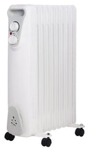 Lade das Bild in den Galerie-Viewer, Ölradiator 2000W Ölradiator, Elektroheizkörper, elektrische Heizung, 9 Rippen(3D heating), inkl. Bodenrollen y Kontrollleuchte, weiß

