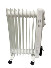 Lade das Bild in den Galerie-Viewer, Ölradiator 2000W Ölradiator, Elektroheizkörper, elektrische Heizung, 9 Rippen(3D heating), inkl. Bodenrollen y Kontrollleuchte, weiß
