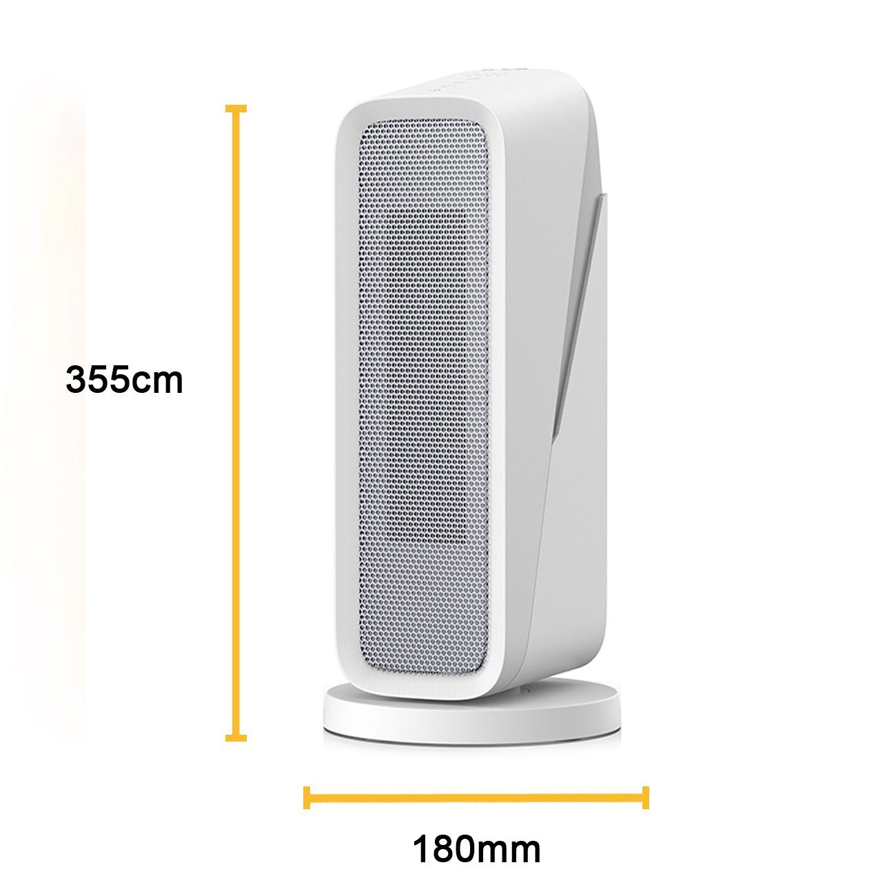 18-Zoll-Kalt- und Warmlüfter ohne Flügel 2-in-1-Heizungsventilator mit  Fernbedienung 80 Weitwinkel-Puri