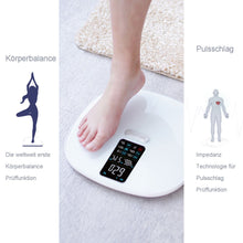 Lade das Bild in den Galerie-Viewer, Körperanalysewaagen,Bluetooth Smart Waage, Digitale Personenwaage mit App，mit Bluetooth, digitale glaswaage mit BMI-Berechnung
