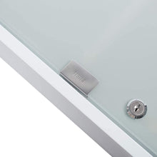Lade das Bild in den Galerie-Viewer, Medizinschrank Abschließbar Hängend, Erste Hilfe Schrank, Arzneischrank aus Edelstahl Gross, Medikamentenschrank 57 x 27 x 12 cm((Weiß - 4Schichten))
